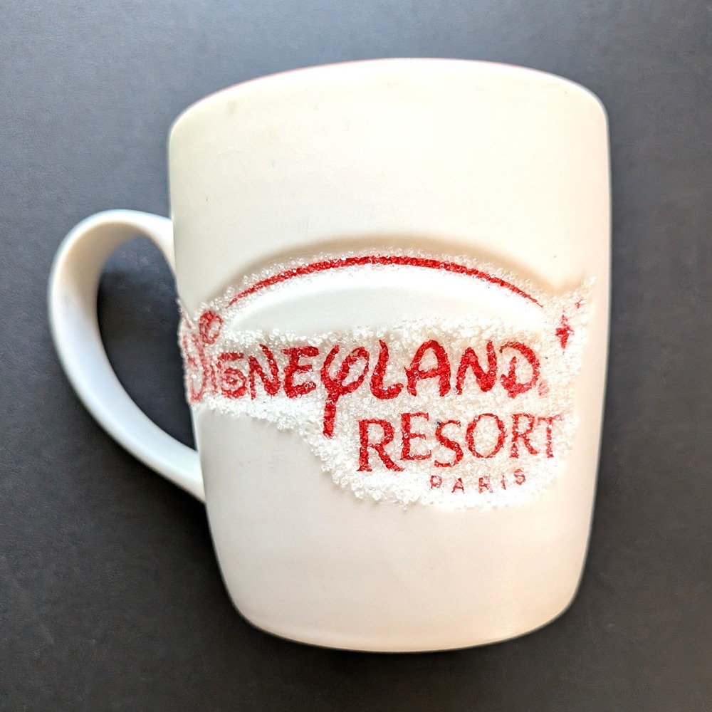 Disneyland Resort Paris Mickey Mouse Mug Beaded Textured Exclusive Disney Parks